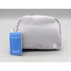 Popsugar Adjustable Strap Buckle Lavender Purple Fanny Pack Waist Pack Belt Bag